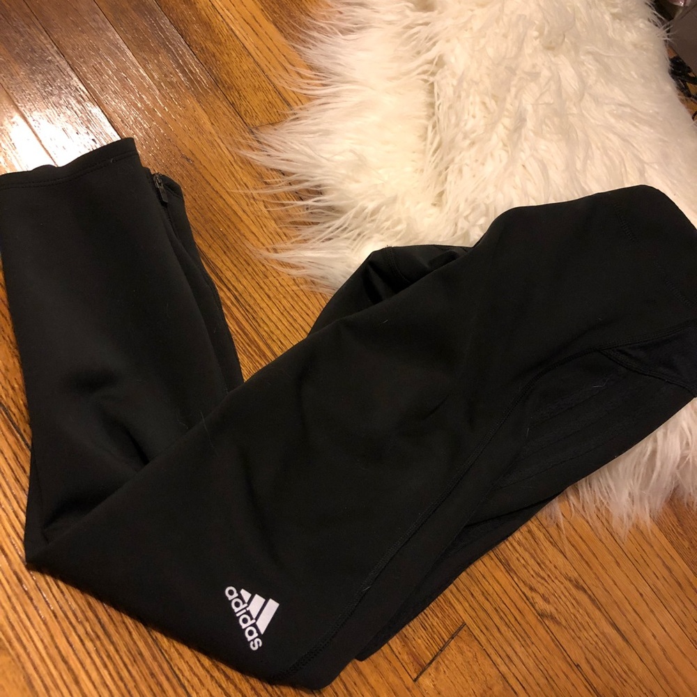 Adidas spandex/dry fit Track Pants